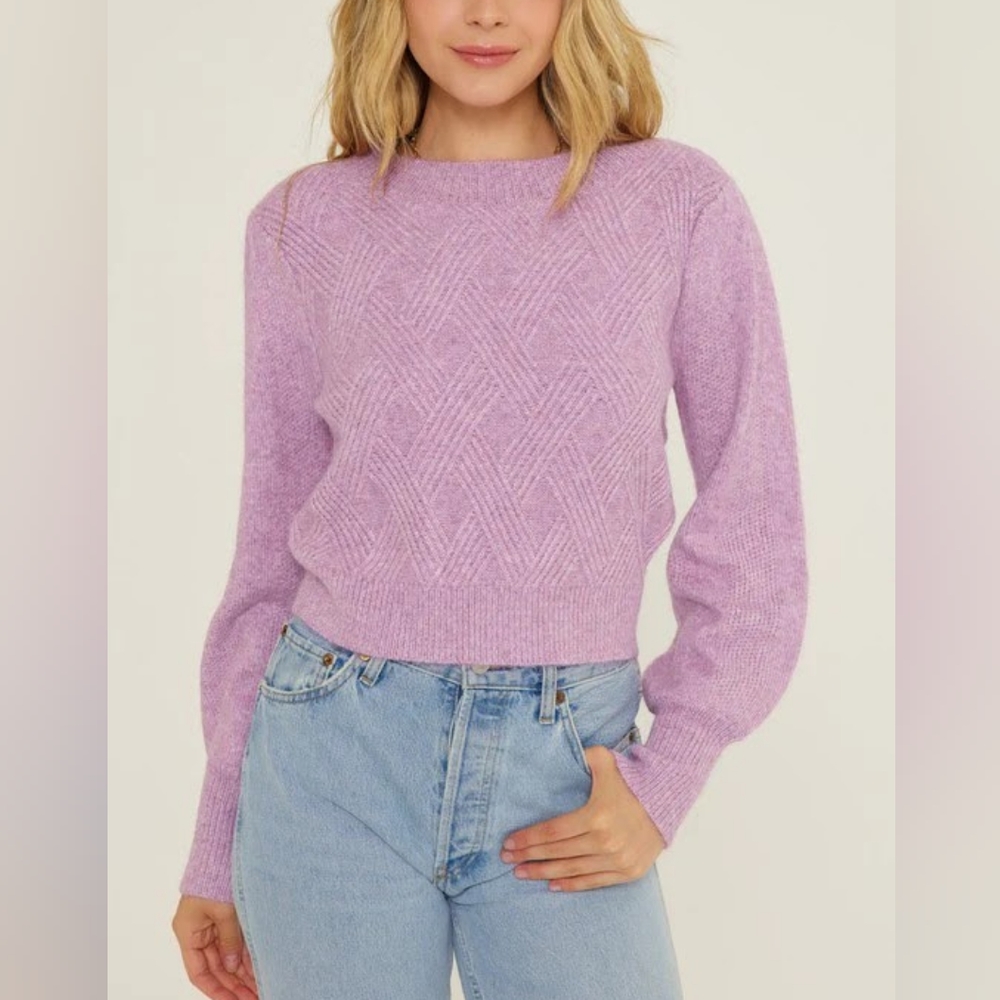 Light pink long sleeve sweater